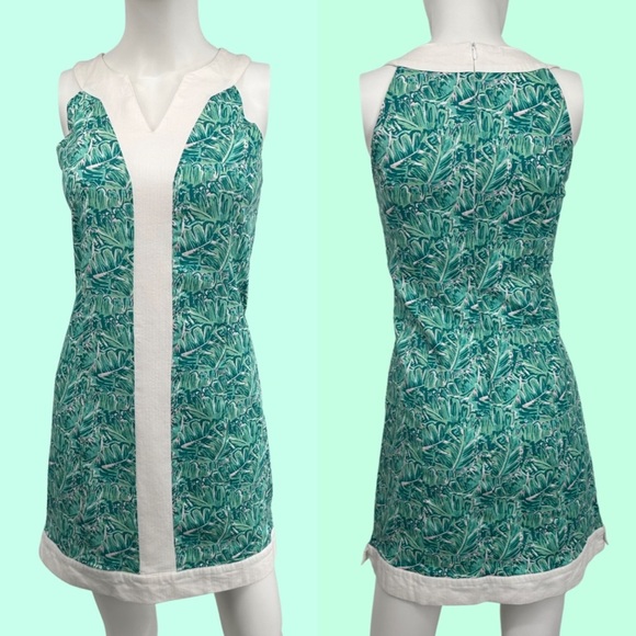 Lauren James Shift Style Mod Floral Dress - Picture 1 of 9